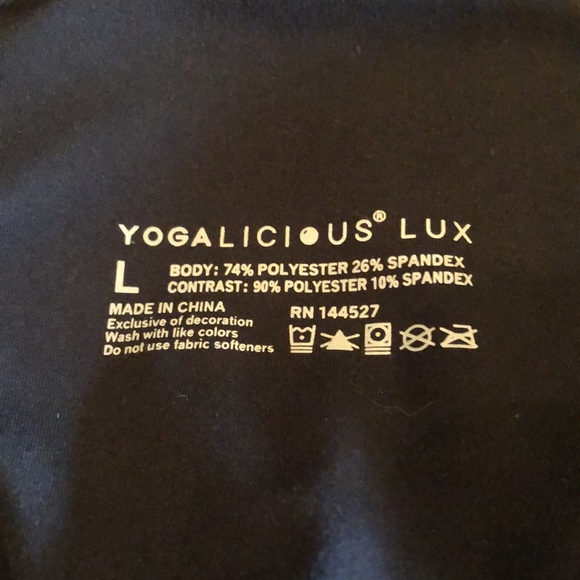 Yogalicious Lux Black Leggings - Picture 4 of 4